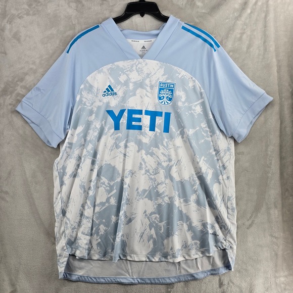 Adidas Austin FC YETI Primeblue Soccer Jersey Mens 3XL Football Shirt - Picture 1 of 7